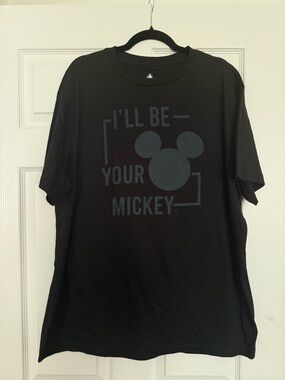 I’ll Be Your Mickey - Disney Black V‑Neck Tee